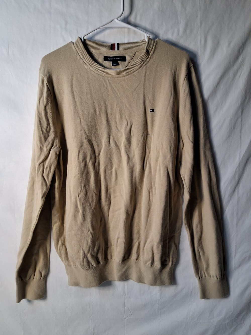 Tommy Hilfiger Men’s‎ Crewneck Sweater in Tan